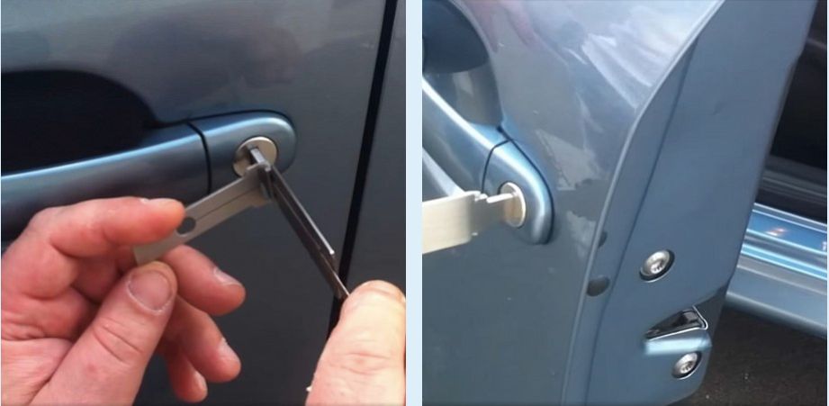 Automobilio durų spynos atrakinimo darbai